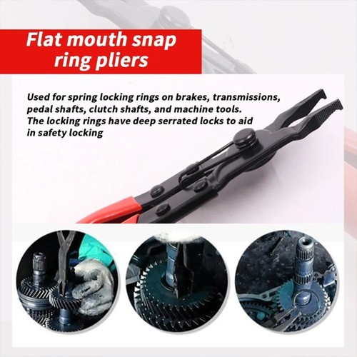 Anti-slip Rim Circlip Pliers Flat Jaw Pliers Automatic Transmission Repair - Picture 8 of 10
