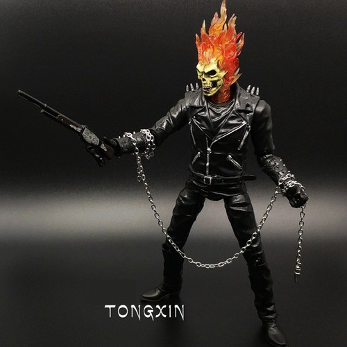 Ghost Rider Legends 1/6 Action Figure Hot Collectible 9" Toy With Box - Picture 3 of 11