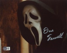 DANE FARWELL SIGNED AUTOGRAPHED 8x10 PHOTO GHOSTFACE SCREAM RARE BECKETT BAS