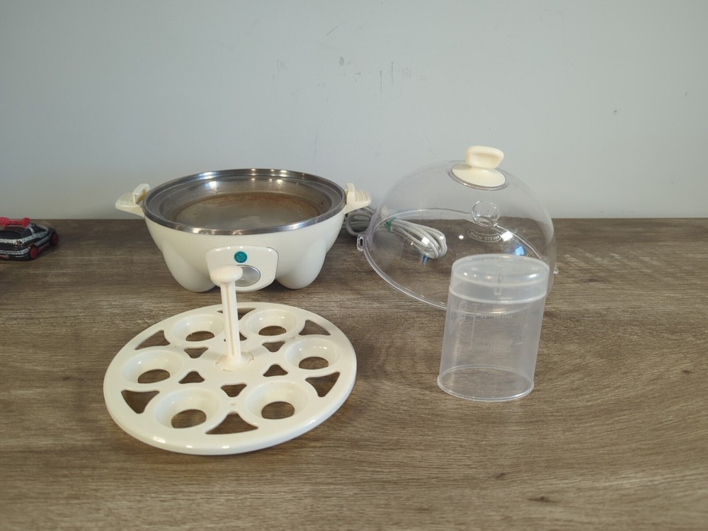 DASH Rapid Electric Egg Cooker for Perfect Hard Boiled Eggs 6 Capacity K08