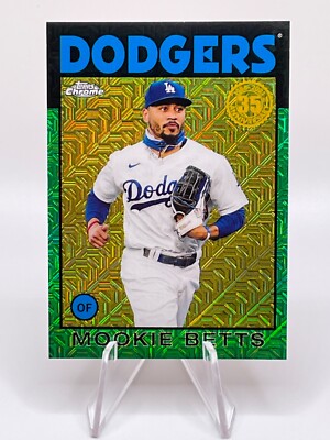 Mookie Bettis 2021 Topps Silver Pack 1986 35th #86BC-13 Chrome