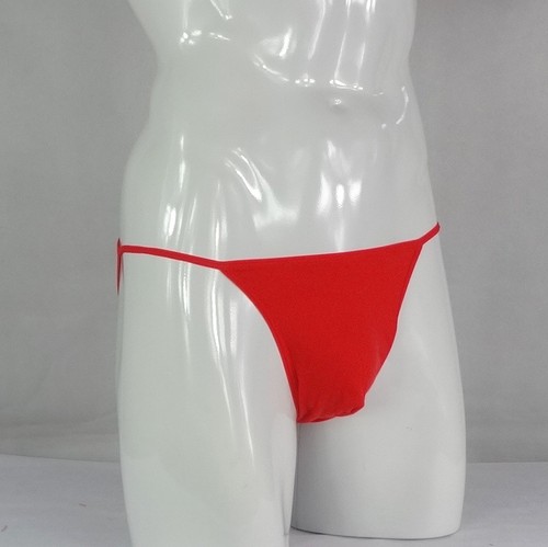 multi-pack K342C Mens Tanga String Bikini Contoured Pouch Fine Cotton Jersey - Picture 11 of 12