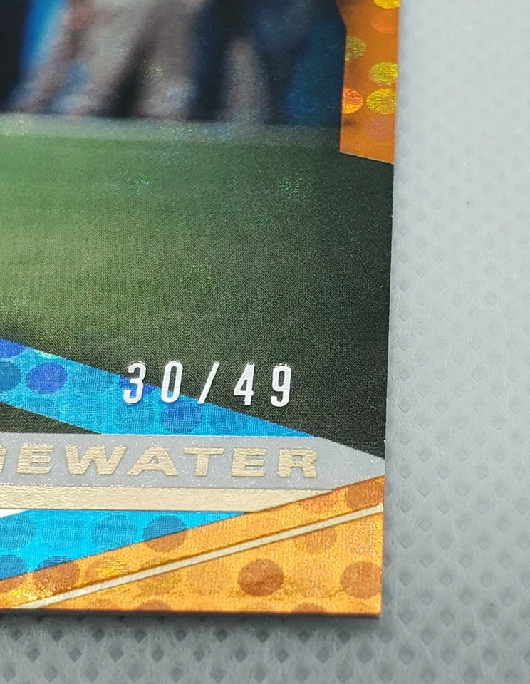 2020 Donruss Elite #78 Teddy Bridgewater Orange /49   Carolina Panthers - Image 2 of 4