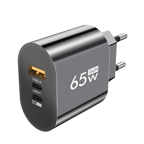 Multiple Ports 65W PD Port USB-A Type C Port Wall Fast Charger Plug Adapter - Photo 15 sur 16