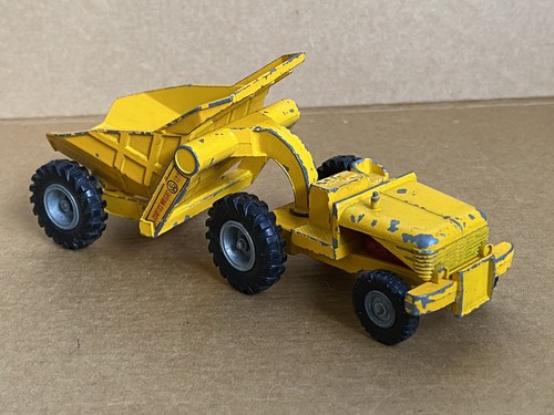 Matchbox Lesney King Size Curtiss-Wright Rear Dumber, No 7, Yellow, Rare. - Picture 6 of 11