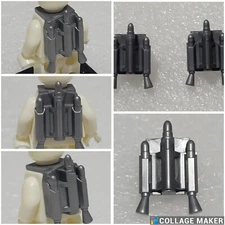 Minifigure Wars Accessories - Jetpack with Nozzles for Minifigures Star Fighters