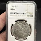 1904 O Morgan Dollar graded MS 64 by NGC Last O Mint Dollar