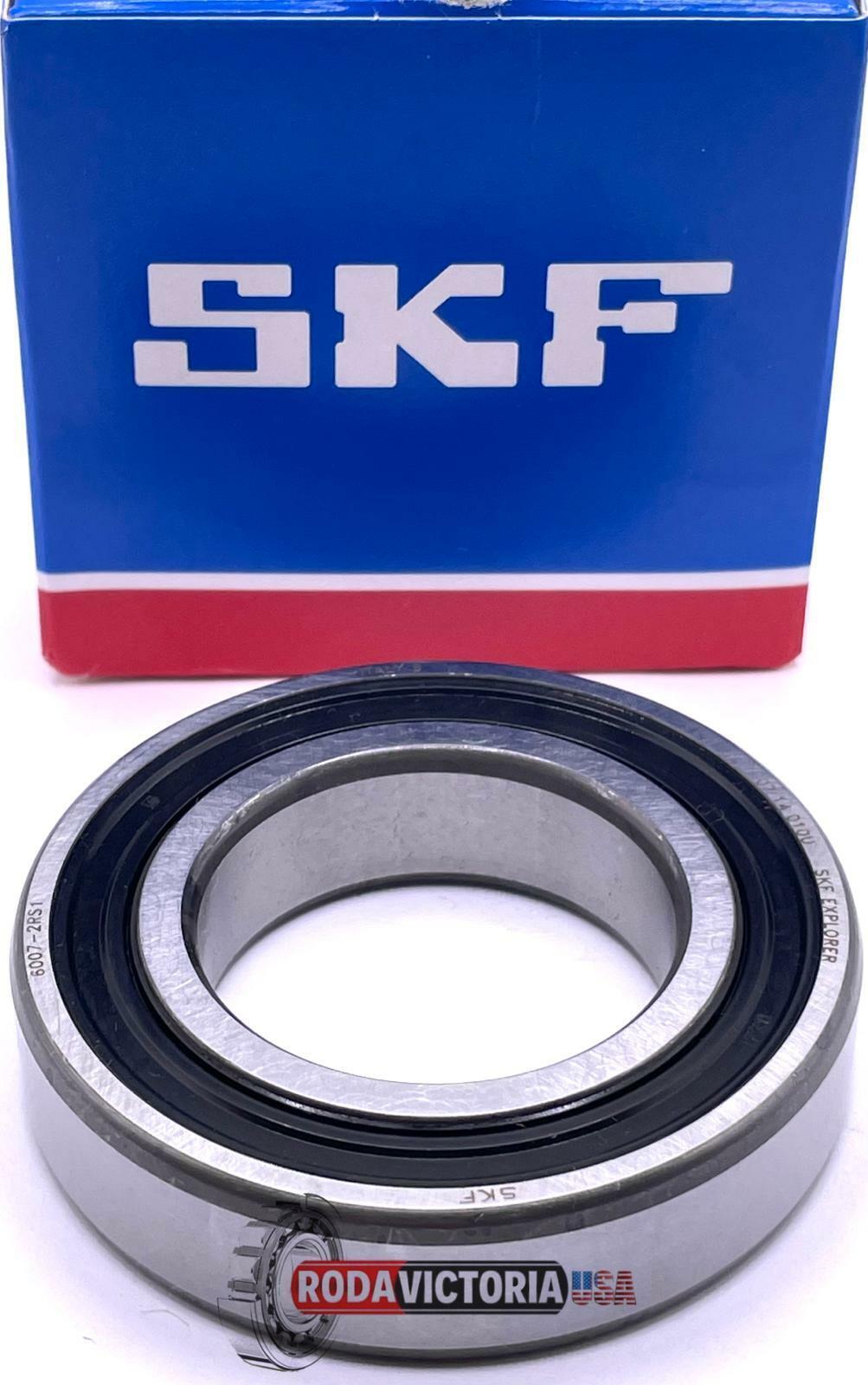 SKF 6007 2RS DEEP GROOVE BALL BEARING, RUBBER SEALED 35x62x14mm 6007DDU ...