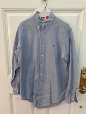 Men's Button Down Oxford Blue Shirt 15 1/2 X 34