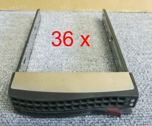 36 x SuperMicro SC93301 3.5" inch Hot-swap SAS / SATA Hard Disk Drive Caddy Tray