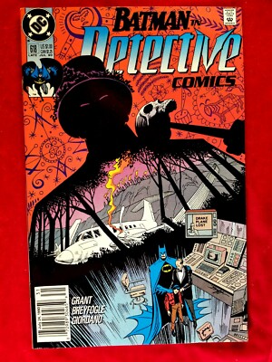 1990 Detective Comics #618 Batman Right  of Passage Key NEWSSTAND vtg VIBRANT 