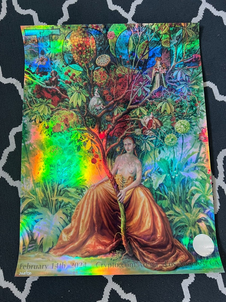 TOOL Concert Poster Los Angeles 2/14/24 Crypto Arena Julie Heffernan  #368/750 | eBay