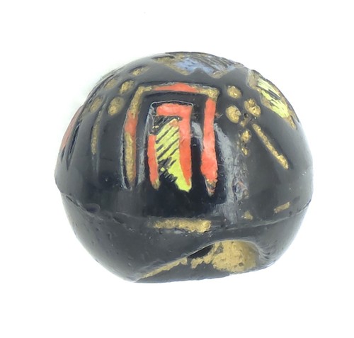 LOTE de botones de bola del suroeste con cúpula pequeña punta de vidrio negro antiguo de los años 1920-30 - Imagen 7 de 12