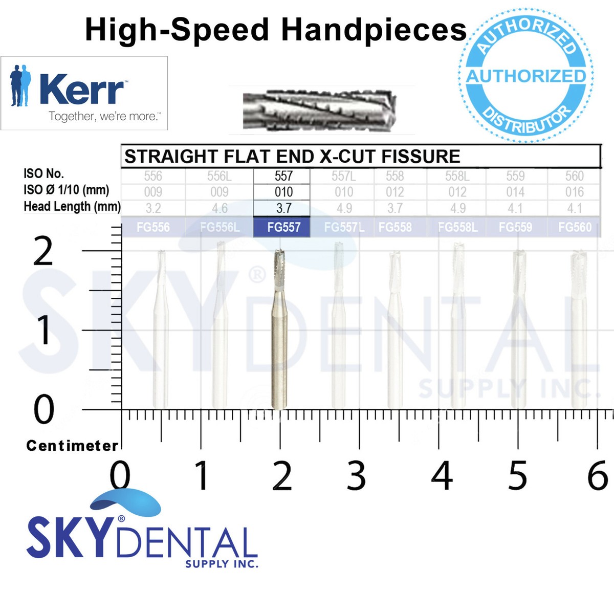 FG #557 Dental Carbide 19mm Burs (10 Pack), Made In Europe - Foto 6