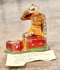 Vintage Barclay B147 951 Soldier Wireless Operator No Antenna VG