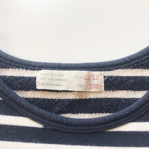 š¤ Zara Striped Heart Sweatshirtš¤11/12 - Picture 7 of 8