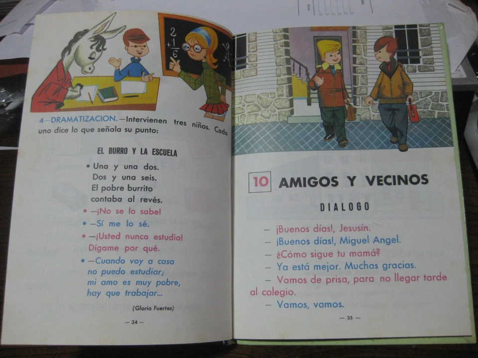 LIBRO TEXTO ESCOLAR ESCUELA LENGUA ESPAÑOLA 1 EGB ALVAREZ MIÑON 1971 NUEVO - Imagen 4 de 4