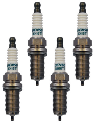 Set of 4 Spark Plugs DENSO IKH16TT 4703 for Hyundai Santa Fe, Sonata, Tucson