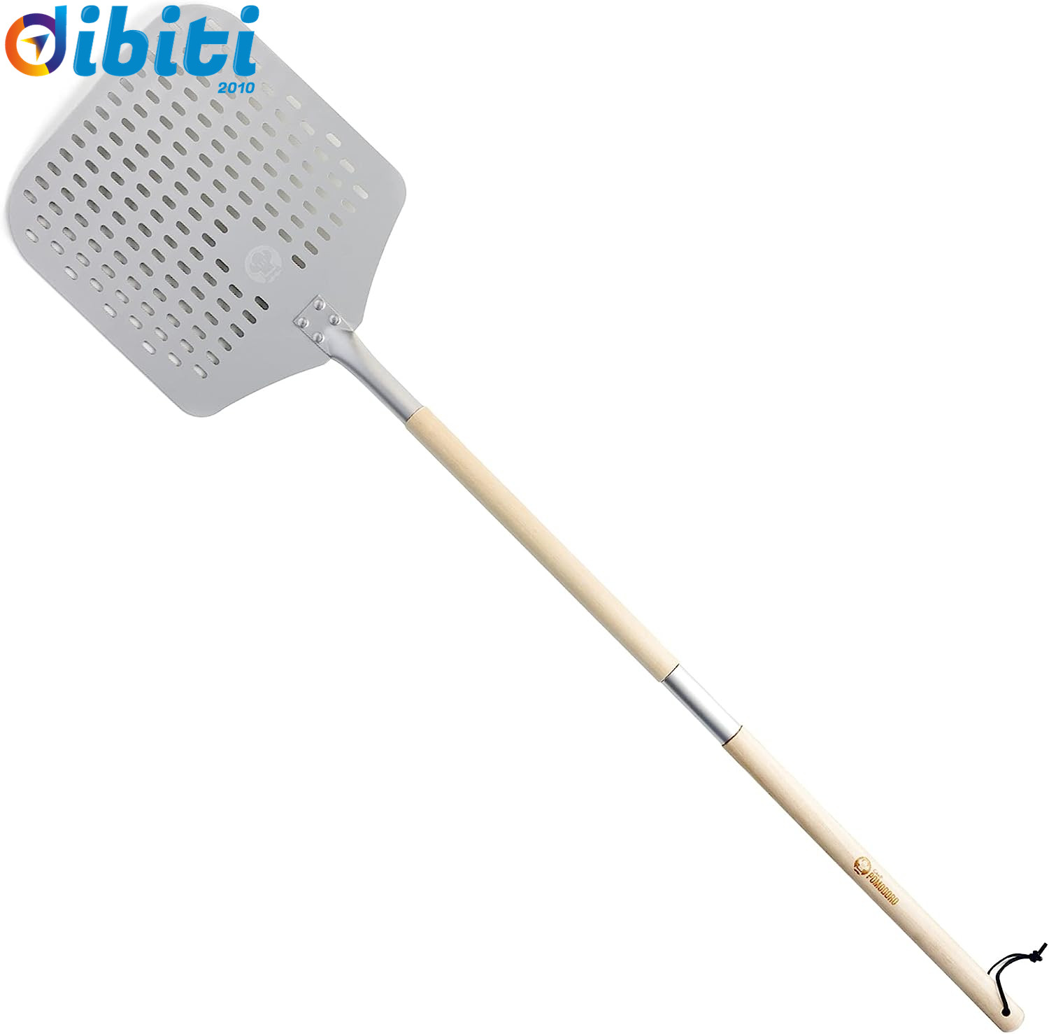 Chef Pomodoro Pala Pizza Forata Alluminio 30 x 35 cm Professionale