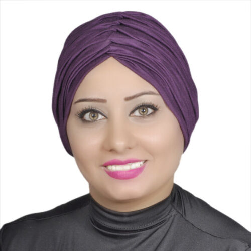 Turban women Muslim Head Hijab Turban Wrap Cover Cancer Chemo Cap Hats - Picture 2 of 25