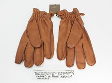 Men's Washed Gloves - Leather - Saddle - Cod.04618WG - The Bridge