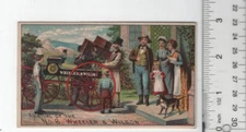 Wheeler & Wilson Sewing Machine No. 8 Family Victorian Trade Card 3"x5" VTC-XD90