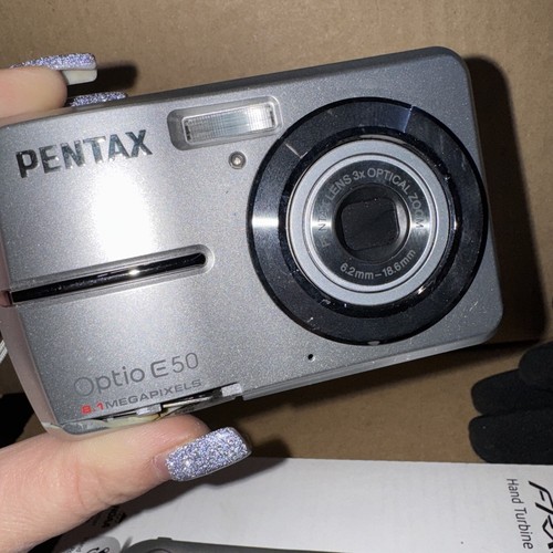 Pentax Optio E50 8.1MP Digital Camera AS IS  - Picture 1 of 11