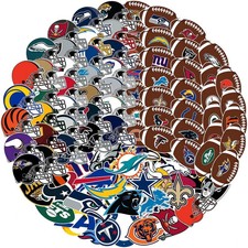 Alivdos 105 Pcs Sports Stickers Pack,Football Stickers,Rugby Decals,Waterproof