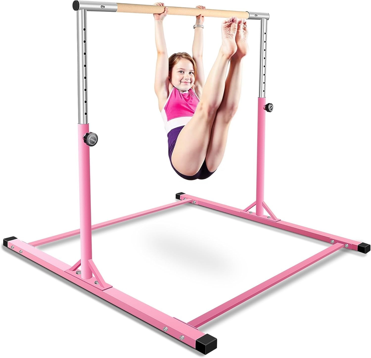 Barra de Gimnasia ORIENTOOLS para Niños Interior Barra Horizontal Altura hasta 150cm