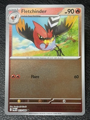 Fletchinder 013/088 - Reverse Holo - Pokmon TCG: Perfect Order - English  NM | eBay