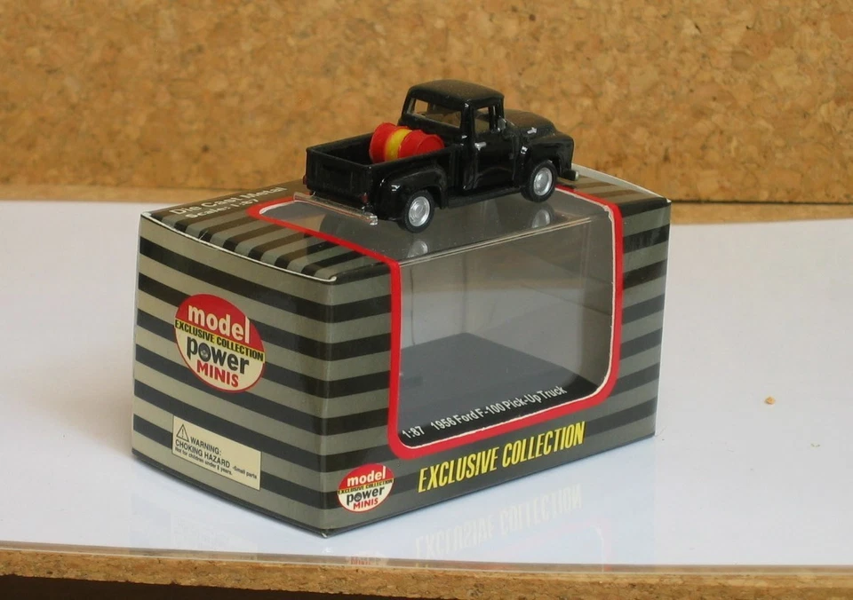 Model Power Minis 1:87 - Ford F-100 Pick Up, schwarz - Bild 2 von 2