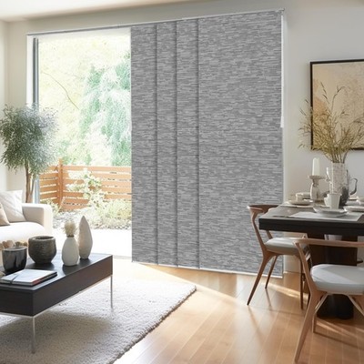 Privacy Light Filtering Fabric, Sliding Door Blinds, Room Divider