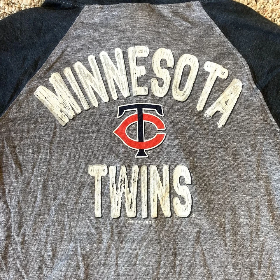 NUEVO CON ETIQUETAS MLB Minnesota Twins Sudadera con Capucha con Cremallera Juvenil Talla L Logotipo de Béisbol Foto 4 de 4