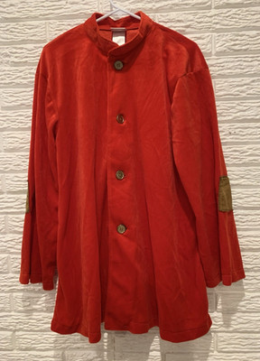 Disney Snow White 7 Dwarfs Red Grumpy Tunic Only Size Medium NO Belt, Hat, Shoes