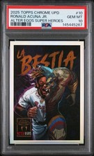 2025 Topps Update Ronald Acuna jr Alter Egos Super Heroes PSA10 