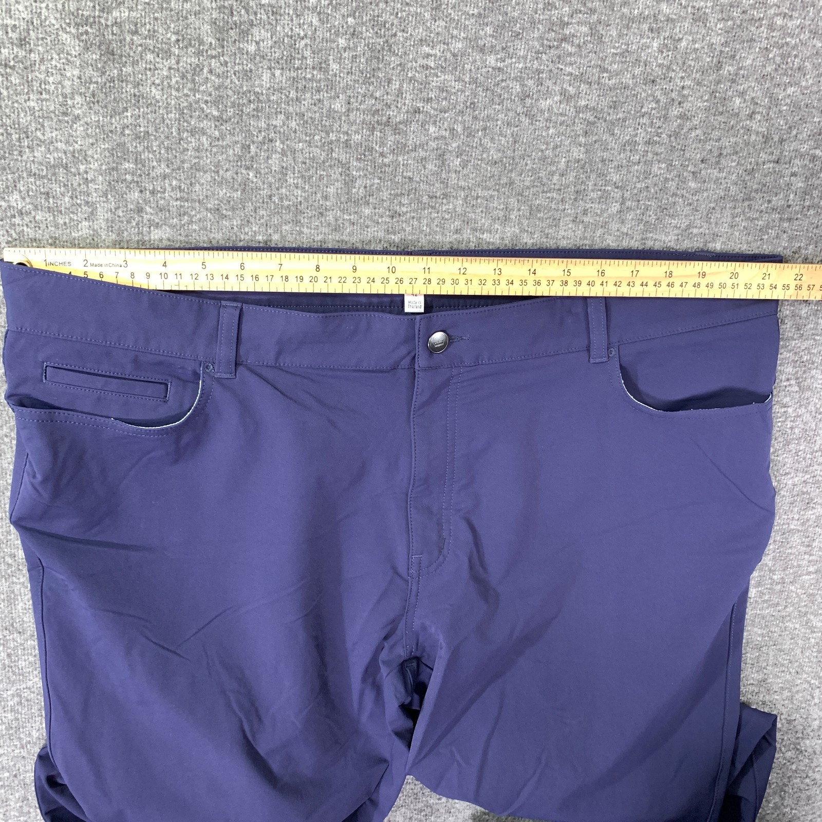 Peter Millar Performance Pants Men 42x33 Blue Gol… - image 3