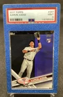 2017 Topps Aaron Judge #287 Fielding (RC) Yankees PSA 9 5918 Yankees Color Match