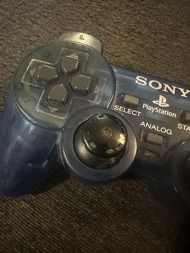 PlayStation PS2 OEM DualShock 2 Ocean Blue Clear Controller SCPH-10010 getestet - Bild 2 von 7