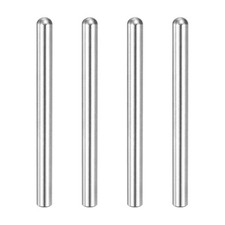 4 Pcs 8x60 mm 304 Stainless Steel Round Head Flat Chamfered End Dowel Pins