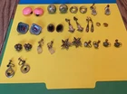Vintage Used Lot Of 15 Pairs. Screw Back And Clip On  Costume Jewelry