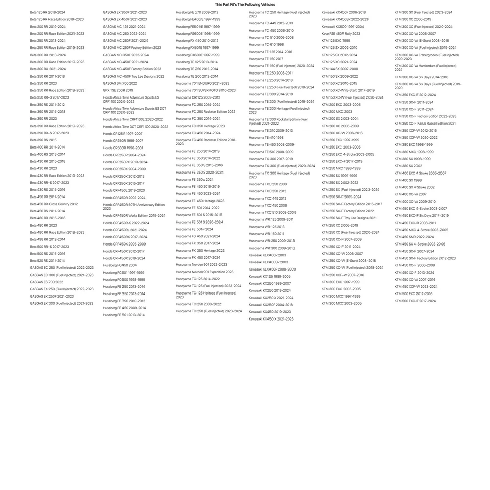 Seal Savers Fork Covers 44-50mm Fork Tube, Short Black For YAMAHA YZ250F 2001-24 Foto 4 de 4