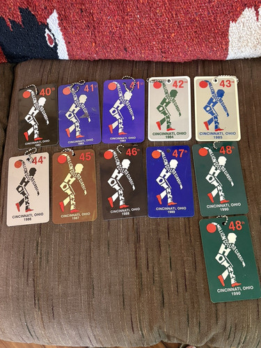 Vintage PBA Bowling Tour Tournament Tags 11 Hoinke Super Classic Cincinnati OH