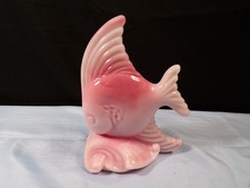 Fenton Heisey Shiny Rosalene Glass Angelfish Angel Fish Figurine