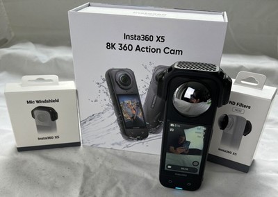 Insta360 X5 8K 360° Kamera Bundle Garantie bis 23.06.2027