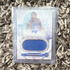 Topps 2023-24 Motif Keyontae Johnson Rookie Relic Auto #109 NBA Basketball