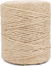 Jute Twine Rope Natural 1000 FT x 1/8 in 6-Ply Brown