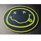 Nirvana Logo Coaster Set of 3 Plastic Drink Mats Music Fan Table Decor