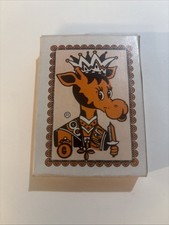 Vintage Giraffe Plastic Coated Playing Cards ...