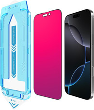 for Iphone 17 Privacy Screen Protector, Gradient Color Tempered Glass, Bubble Fr