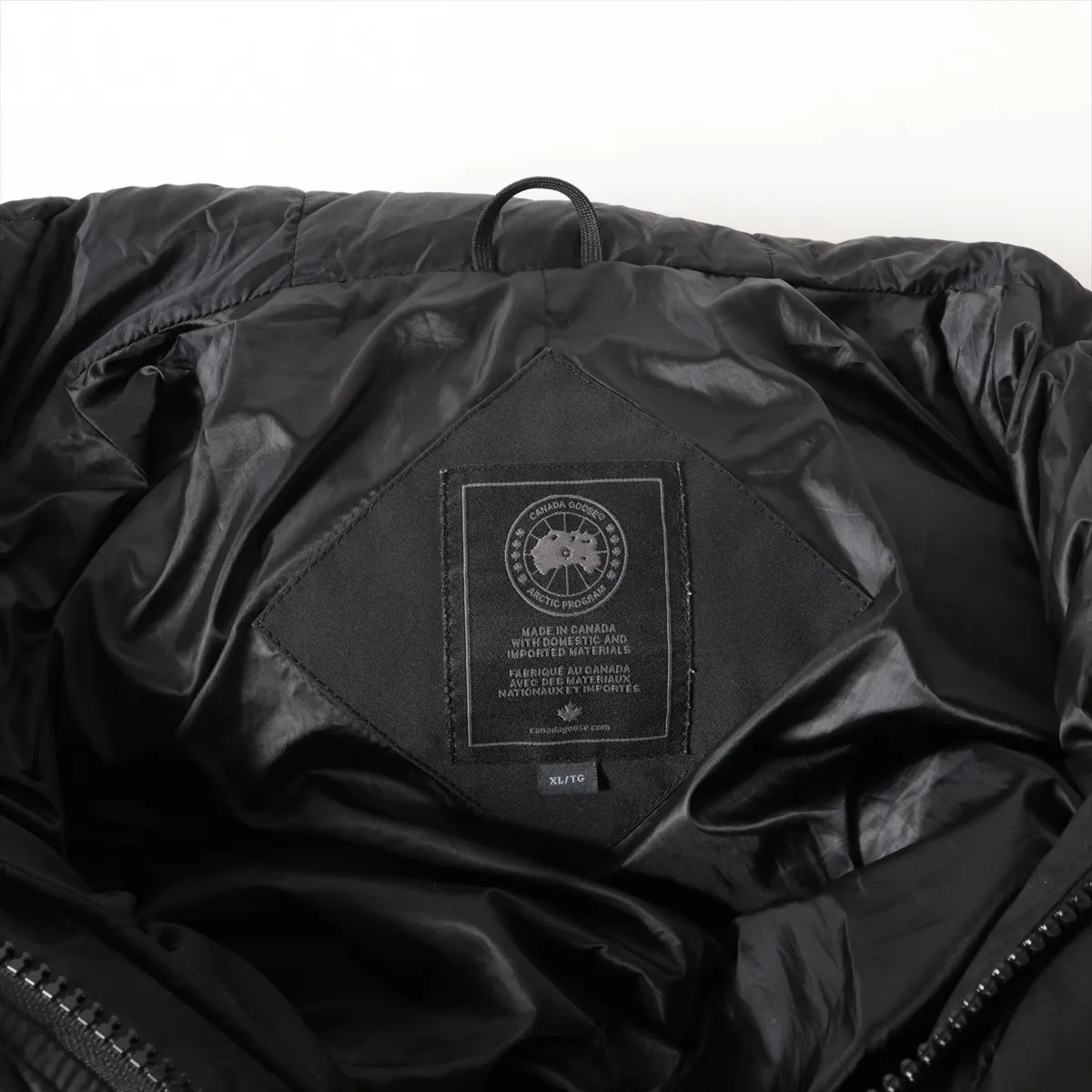 Canada Goose Cotton & Polyester Down coat XL Men's Black  3206MB Sotheby thumbnail 5